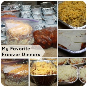 My Favorite Freezer Dinners