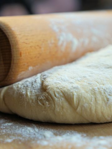 salt dough and rolling pin show how to prepare a salt dough map lesson plan